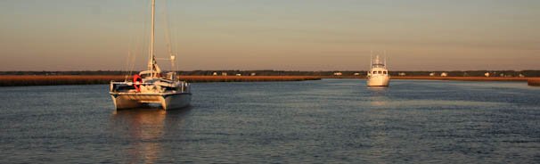 deweesanchormorning 6 Dropping Anchor   South Carolina Salt Marshes   DeWeese Creek