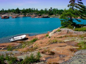 foxislandanchor 20 Fox Island, North Channel – Photos Speak for Themselves