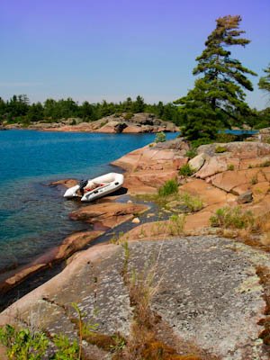 foxislandanchor 21 Fox Island, North Channel – Photos Speak for Themselves