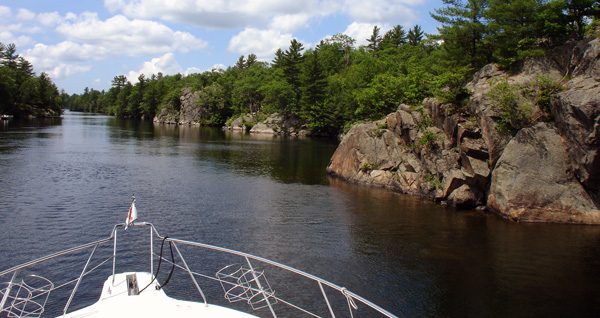 tolostchannel 61 Trent Severn Waterway – Lost Channel Anchorage – Severn Falls, Canada